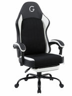 GUNGNIR Arctic White Gamingstol G-Hybrid Leather