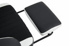 GUNGNIR Arctic White Gamingstol G-Hybrid Leather
