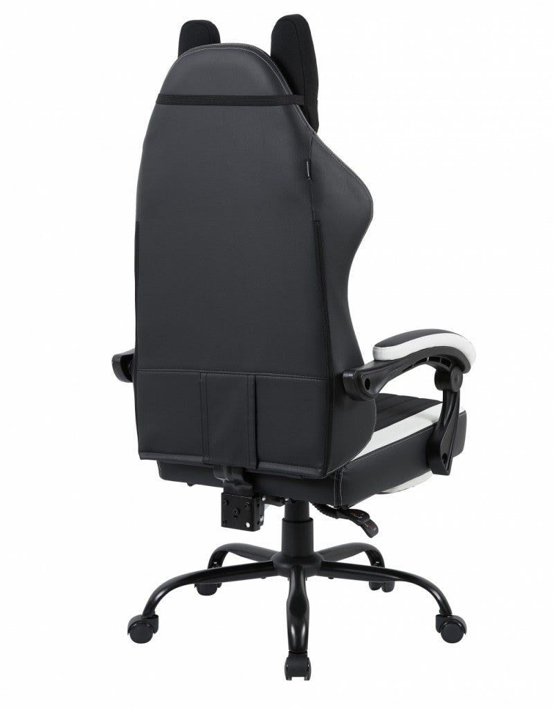 GUNGNIR Arctic White Gamingstol G-Hybrid Leather
