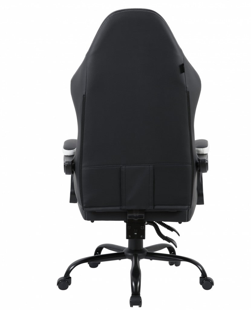 GUNGNIR Arctic White Gamingstol G-Hybrid Leather