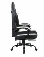 GUNGNIR Arctic White Gamingstol G-Hybrid Leather